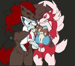 alolan_form alolan_vulpix animal_genitalia animal_penis anthro anthro_on_feral anthro_penetrating anthro_penetrating_feral balls bloowolfy canine_genitalia canine_penis duo female female_penetrated feral feral_penetrated forced generation_7_pokemon genitals grin humanoid_genitalia humanoid_pussy lycanroc male male/female male/male male_penetrated male_penetrating male_penetrating_female male_penetrating_male midnight_lycanroc nintendo penetration penis pokemon pokemon_(species) pussy rape regional_form_(pokemon) rockruff sex smile teeth zoophilia