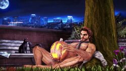 bigby_wolf domredsins male pumpkin the_wolf_among_us