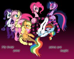 applejack_(mlp) fluttershy_(mlp) friendship_is_magic mane_six_(mlp) my_little_pony pinkie_pie_(mlp) rainbow_dash_(mlp) rarity_(mlp) smooth_skin twilight_sparkle_(mlp) v-d-k