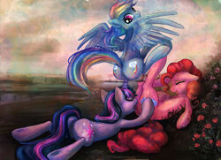 bcs friendship_is_magic my_little_pony pinkie_pie_(mlp) straight_hair twilight_sparkle_(mlp)