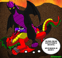 2boys american_dragon:_jake_long anal anal_sex cum dark_dragon_(american_dragon) disney disney_channel dragon english_text gay jake_long male male/male male_only multiple_males oral penis protagonistsub_antagonistdom red_dragon tagme text wings yaoi