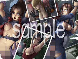 ada_wong ada_wong_(caroline_ribeiro) censored claire_redfield deep_rising jill_valentine jill_valentine_(amra_sila) monster rachel_foley resident_evil resident_evil_revelations