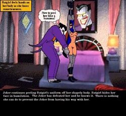 barbara_gordon batgirl batman:_the_animated_series batman_(series) bondage dc dc_comics dcau female hipcomix human joker male