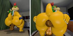 3d ass balls big_ass big_butt bowser_jr. butt_focus close-up crouching kane_brent_koopa koopa male penis pooping_on_floor presenting rear rear_view reptile scalie scat sfm shell solo source_filmmaker spread_ass squat tecbuttlovefa thicc thick_thighs turtle