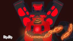 1boy 1girls captured chained_wrists chains cum cum_on_face female glowing glowing_cum glowing_genitalia large_breasts large_penis larger_male male skibidi_toilet smaller_female tagme titan_speakerman_(skibidi_toilet) titan_speakerwoman_(skibidi_toilet) titan_tv_man_(skibidi_toilet) titjob video watchman_of_doom_(skibidi_toilet)