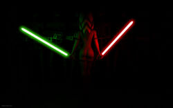 2012 3d ahsoka_tano b1_battle_droid battle_droid clone_wars droid green_lightsaber jedi jedi_padawan kondaspeter lightsaber red_lightsaber star_wars tagme the_clone_wars:_season_four togruta