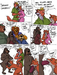 anthro bear canine comic disney feline female fox fur furry king_richard lion little_john maid_marian male mammal merry_men nipples otto penis robin_hood_(character) robin_hood_(disney) shaffer straight wolfwood