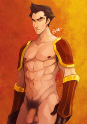 1boy avatar_legends cnove mako male male_only muscular muscular_male puberty pubes pubic_hair smooth_skin solo the_legend_of_korra uncensored