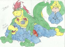 anal avian balls crossover cum darius_koopa doggy_style drawn duo from_behind fucked_silly furry gay hopelesshighschool interspecies king_dedede kirby_(series) knot koopa male male_only mario_(series) moan nintendo nude open_mouth penis saliva scalie sex tongue tongue_out yaoi