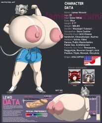 1futa areolae balls big_balls big_breasts big_nipples big_penis big_testicles breasts character_profile character_sheet clothed clothing description dickgirl erect_penis erection excessive_pubic_hair flaccid futa_only futanari gigantic_breasts huge_balls huge_nipples hyper hyper_breasts intersex large_balls large_breasts large_penis large_testicles light-skinned_futa light_skin masturbation nipple_piercing nipple_ring oversized_balls pale-skinned_futa partially_clothed penis precum pubic_hair puffy_nipples solo standing tail testicles top_heavy uncensored uncensored_penis veiny_penis whitesteel