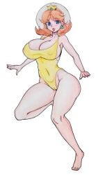 1girls alternate_background alternate_version_available background big_breasts blue_eyes breasts brown_hair cameltoe cleavage crown diving_helmet ear_piercing earrings erect_nipples feet female female_only flower_earrings full_body gaixas1 gaixas1draw hair helmet hips huge_breasts legs lips lipstick mario_(series) nail_polish nails nintendo one-piece_swimsuit princess_daisy red_nail_polish red_nails solo solo_female swimming swimsuit swimwear thick_lips thick_thighs thighs underwater wide_hips yellow_swimsuit