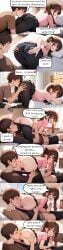 ai_assisted, ai_generated, ass, ass_snifffing, blowjob, brittney_andalestra, brother_and_sister, comic, english_text incest, sean_andalestra, sister,