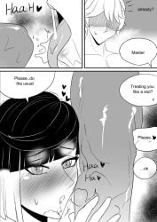 1boy 1girls aether_(genshin_impact) after_blowjob after_fellatio after_oral asking_another asking_for_it big_cock big_penis black_and_white blush blushing_female cock drawing english english_text eyes fellatio female genshin_impact girthy girthy_penis hair heart heart_symbol hoyoverse huge_cock large_cock large_penis licking licking_penis long_cock long_penis male male/female massive_cock massive_penis mihoyo nwoidn penis penis_awe penis_bigger_than_head penis_worship saliva sex short_hair straight straight_sex submissive submissive_female text thick thick_cock thick_penis tongue tongue_out vein veins veins_on_cock veins_on_dick veiny veiny_penis yelan_(genshin_impact)