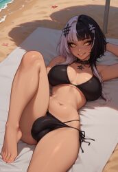 1futa 1futanari ai_generated ass beach beach_towel beach_umbrella big_ass big_breasts big_butt big_hips big_penis bikini bikini_bottom bikini_top black_bikini black_eyeshadow black_hair black_makeup breasts cleavage collar dick dickgirl earring earrings eye_shadow eyebrows eyelashes feet from_above fully_naked fully_nude futa_only futanari goth goth_futa goth_girl gothic gothic_girl grin grinning grinning_at_viewer hair hair_clips hair_ornament hand_behind_back hand_behind_head hands-free huge_cock indoors lips long_hair looking_at_viewer lying lying_down lying_on_back lying_on_bed makeup makeup_running medium_hair naked naked_futanari narrow_waist narrowed_eyes necklace nose nude nude_futa nude_futanari outdoors outside penis seducing seductive seductive_eyes seductive_gaze seductive_look seductive_mouth seductive_pose seductive_smile shiori_novella smile smile_at_viewer smiley_face smooth_balls smooth_penis smooth_skin solo solo_dickgirl solo_focus solo_futa solo_futanari split split-color_hair swimsuit testicles two_tone_hair velonix vtuber white_hair