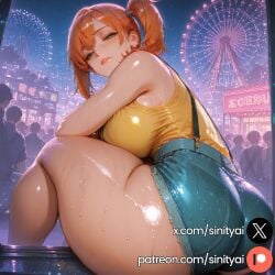 1girls 2025 ai_generated ass big_ass big_breasts female hi_res high_quality high_resolution highres huge_ass huge_breasts huge_thighs kasumi_(pokemon) nsfw pokemon sinity small_waist thick_thighs thin_waist