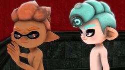 anal blowjob cum_in_mouth cum_inside danger(oc) face_fucking gay gay_sex hand handjob head inkling inkling_boy male octoling octoling_boy on penetration_from_behind sfm source_filmmaker splatoon splatoon_3 throat_fuck
