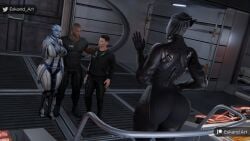 2boys 2girls 3d alien alien_humanoid asari big_ass big_breasts big_thighs bioware blue-skinned_female blue_body blue_skin breasts bust busty chest curvaceous curvy curvy_figure dark-skinned_female dark-skinned_male dark_skin electronic_arts eskandart female hips hourglass_figure huge_ass huge_breasts humanoid large_ass large_breasts liara_t'soni male male/female mass_effect mature mature_female morinth slim_waist straight thick thick_hips thick_legs thick_thighs thighs voluptuous waist wide_hips