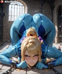 1girls ai_generated aliusnext big_ass big_breasts blonde_female blonde_hair bodysuit breasts breasts captured captured_heroine defeated defeated_heroine female footwear hi_res high_quality high_resolution highres huge_ass huge_breasts light-skinned_female light_skin lingerie massive_ass massive_breasts mature mature_female metroid patreon samus_aran slave slave_collar slavegirl stirrup_footwear stirrup_legwear sweat sweatdrop sweating sweaty sweaty_body sweaty_breasts thick thick_ass thick_hips thick_legs thick_lips thick_thighs voluptuous voluptuous_body voluptuous_female