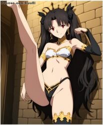 1girls ai_generated bikini bluu_ai fate/grand_order fate_(series) ishtar_(fate) leg_up solo
