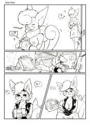 2025 after_shower animal_genitalia animal_penis anthro areola big_breasts big_tail binoculars biped blush blush_lines breasts caitlyn_(swordfox) cleavage clothed clothing comic crossover erection exclamation_point eyewear eyewear_on_head fallout fallout:_pca female fluffy fluffy_tail generation_4_pokemon generation_6_pokemon genitals goggles goggles_on_head gun gynomorph hi_res holding_object idena_(swordfox) intersex jacket medium_breasts meowstic microsoft neck_tuft nintendo nipples pachirisu penis pip-boy pokemon pokemon_(species) pokemorph question_mark ranged_weapon rifle riley_(s-nina) rosy_cheeks s-nina solo sound_effects spiked_tail spikes spikes_(anatomy) tail topwear towel towel_only tuft weapon