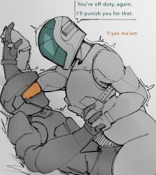 dominant_female dommy_mommy female_spartan_(halo) halo halo_(game) halo_(series) spartan_(halo) spl4ts unsc_marine