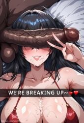1boy1girl ai_generated azur_lane busty cant_see_the_haters caption cheating comic comic_page commission cuckold cuckold_pov cum cumshot dark-skinned_male dialogue english_text fit huge_breasts interracial large_ass large_penis large_testicles micro_bikini milf netorare patreon patreon_url patreon_username recording red_bikini sinderellaart snapchat taihou_(azur_lane) text thick thick_legs thick_thighs voluptuous