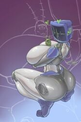 1boy 1girls 2025 ass big_ass big_breasts breasts busty civilcrackhead completely_nude digital_drawing_(artwork) digital_media_(artwork) feet female green_body green_skin heart heart_symbol huge_breasts humanoid karen_plankton large_ass large_breasts larger_female machine male male/female marine nickelodeon nude plankton plankton_(species) robot robot_girl robot_humanoid robotic robotic_body sheldon_j._plankton side_view sideboob size_difference smaller_male spongebob_squarepants thick_thighs thighs tiptoes