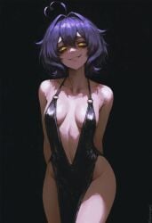 dress eye_bags gushing_over_magical_girls kizirugai magia_baiser short_hair small_breasts
