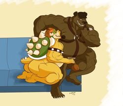 2boys bowser green_shell koopa korak_sinatra male_only mario_(series) nintendo shell spiky_shell tagme yaoi