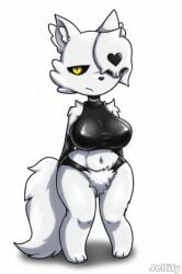 1girl 2023s 2026 2026s ai_generated animated belly belly_button bouncing_breasts breasts fox fox_girl gif kit_community makiko_fox mika_kit thicc topwear