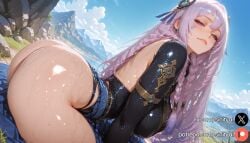 1girls 2025 ai_generated ass big_ass big_breasts citlali_(genshin_impact) female genshin_impact hi_res high_quality high_resolution highres huge_ass huge_breasts huge_thighs nsfw sinity small_waist thick_thighs thin_waist