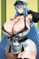 1female 1girls ai_generated akame_ga_kill! armpit_hair armpits ass big_ass big_breasts breasts curvy curvy_body curvy_female curvy_figure esdeath_(akame_ga_kill!) female female_only kunaboto_(style) mature mature_body mature_figure mature_woman milf pubic_hair pubic_stubble solo solo_female tagme thick thick_ass thick_thighs thighs voluptuous voluptuous_female wide_hips