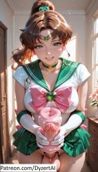 sailor jupiter from bishoujo senshi sailor moon by dyzertai