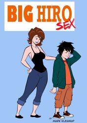 1boy 1boy1girl 1girls aunt aunt_and_nephew aunt_cass big_ass big_breasts big_hero_6 big_thighs breasts cass_hamada curvaceous curvy curvy_figure digital_media_(artwork) disney female hips hiro_hamada large_ass light-skinned_male markkleanup marvel marvel_comics mature mature_female nephew older_female slim_waist straight thick thick_hips thick_legs thick_thighs thighs voluptuous waist wide_hips younger_male