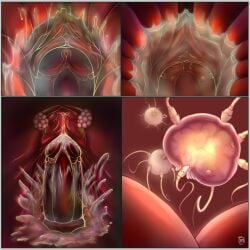 andromorph avian bodily_fluids buck_(cormac) cervical_contact cinos_ruddertail cormac_(artist) cum cum_in_vagina cum_inside cum_pooling_in_orifice cumshot_in_pussy dragon duo european_mythology feral genital_fluids greek_mythology hi_res hippogriff impregnation internal intersex intersex/male kaz_(thegrandpuppeteer) male multiple_ova mythological_avian mythological_creature mythological_scalie mythology ovaries ovum penetration scalie sperm_cell vaginal_penetration