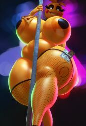 1girls 3d anthro areolae ass big_ass big_breasts blush blush_stickers breasts cash clothing color dash23 edit edited female fishnets five_nights_at_freddy's five_nights_at_freddy's_2 furry heart-shaped_pupils huge_ass huge_breasts looking_at_viewer open_mouth pizza pizza_slice pole robot robot_girl seductive seductive_look seductive_smile sharp_teeth skimpy smile smirk solo solo_female stripper stripper_pole teasing teeth teeth_showing teeth_visible thick_thighs third-party_edit toy_chica_(cyanu) toy_chica_(fnaf) wide_hips