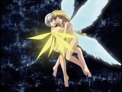 animated crotch_rub fairy female multiple_girls nude screencap sex triangle_heart wings yuri