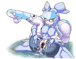 blush censored cum monsieur_digima nipples phantasy_star phantasy_star_online pussy racaseal robot robot_girl spread_legs spread_pussy