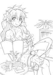 1futa big_breasts black_and_white blush book breasts collar crossed_legs cum dildo dress dripping feet flower foreskin_pull futa_only futanari galaxy_angel hairband happy holding intersex kakugari_kyoudai leg_up legs_crossed long_hair long_nipples looking_at_viewer masturbation monochrome mug niku_ringo nikuringo nipples penis plant precum sex_toys sitting skirt smell smile soles solo squeezing sweat testicles tissue tissues toes uncensored wet