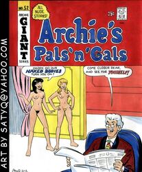 2girls archie_comics betty_and_veronica betty_cooper black_hair blonde_hair breasts female hiram_lodge human incest male nude pussy satyq veronica_lodge