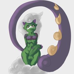 anthro big_penis color front_view girly lovely_mawile male male_only penis pokemon solo standing tagme testicles tornadus