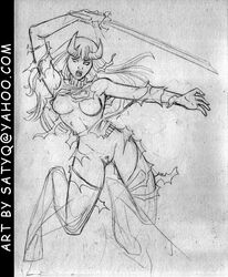 magik_(illyana_rasputin) marvel monochrome new_mutants nipples pussy satyq x-men