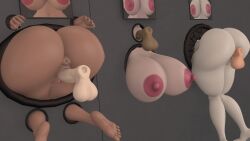 3d 3girls animated anus ass ass_focus blowjob bottomless cat_ears dark-skinned_female disembodied_penis eunie_(xenoblade) female female_focus glory_hole glory_wall huge_ass huge_breasts light-skinned_female loop mio_(xenoblade) mr_chazz80 nintendo nipples oral penetration pussy sena_(xenoblade) sex sfm sound source_filmmaker stuck stuck_in_wall tagme thick_thighs through_wall video wall wide_hips xenoblade_(series)