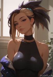 akali from k/da all out series by mobolusai