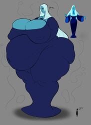 blue_diamond_(steven_universe) crumplednapkins giantess huge_ass huge_belly huge_breasts hyper hyper_belly hyper_breasts hyper_butt hyper_thighs nappynapnapkins pussy pussy_focus size_difference