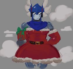 christmas christmas_outfit clockwork_(roblox) culowork cum_in_pussy cum_inside cuntboy gift_box male_only nude_male roblox_admins