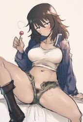 andou (girls und panzer) from girls und panzer by kobayashi3biker