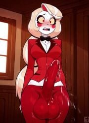 1futa ai_generated animated balls big_areola big_balls big_breasts big_cock big_penis big_testicles blonde_hair breasts bulge charlie_morningstar_(hazbin_hotel) clothed clothing cum_drip dickgirl erection_under_clothes futa_only futanari futanurse hazbin_hotel huge_balls huge_cock huge_testicles large_balls large_penis large_testicles leaking_cum leaking_penis light-skinned_futa light_skin long_hair long_penis penis penis_under_clothes precum red_eyes scrotum solo solo_futa tagme testicles uncensored video