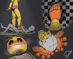 toy chica (fnaf) from five nights at freddy's by philonaut
