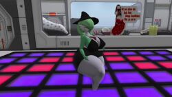 3d 3d_(artwork) 3d_animation animated anthro anthropomorphic ass back_side big_ass big_booty big_breasts big_butt bikini_top black_bikini_top booty closed_eyes dance dance_floor dance_party dancefloor dancing female female_gardevoir female_pokemon front_side gardevoir pants pokegal pokegirl pokegirl_as_pokemon pokemon pokemon_(species) pokemorph second_life sexy sexy_gardevoir smiling tagme twerk twerking vanessa_(zer0264) video witch_hat zer0264